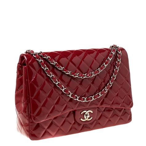 chanel classic flap red|chanel classic flap price.